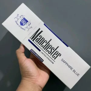 Manchester Sapphire Blue White Edition Cigarettes