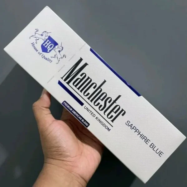 Manchester Sapphire Blue White Edition Cigarettes Manchester Sapphire Blue White Edition Cigarettes
