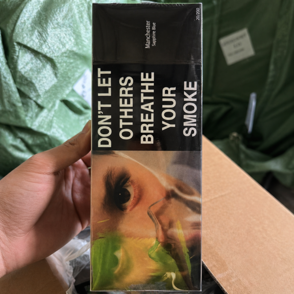 Manchester Sapphire Blue Black Edition Cigarettes Manchester Sapphire Blue Black Edition Cigarettes